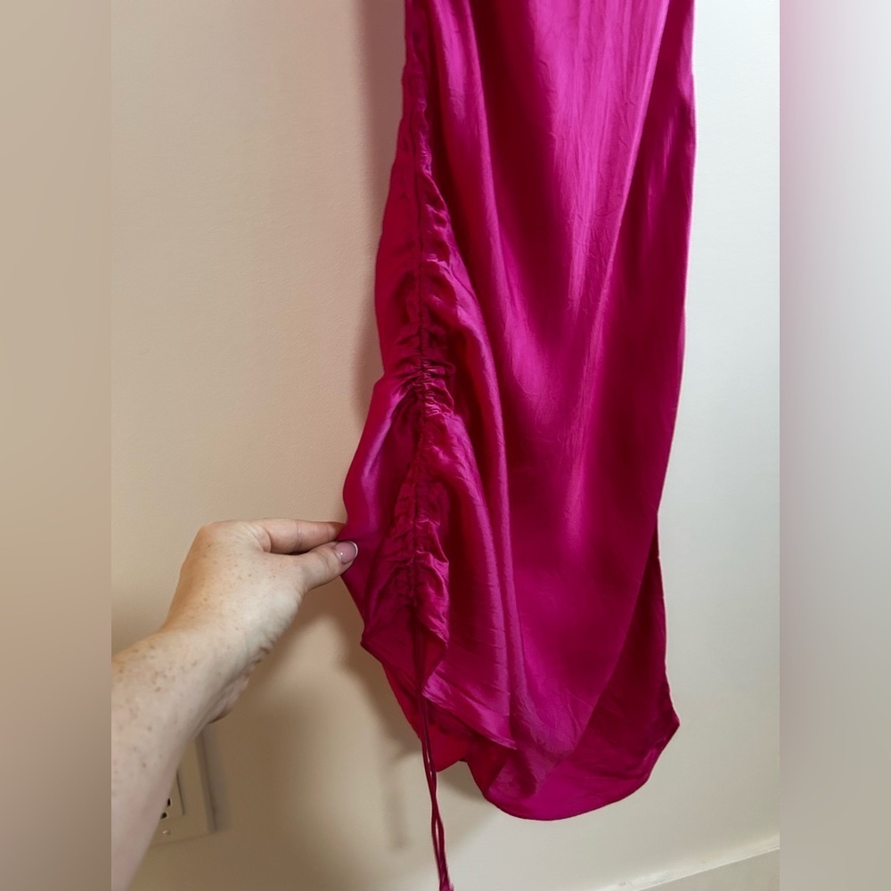 Wilfred “ Fushia Slip Dress” size small - Picture 4 of 6
